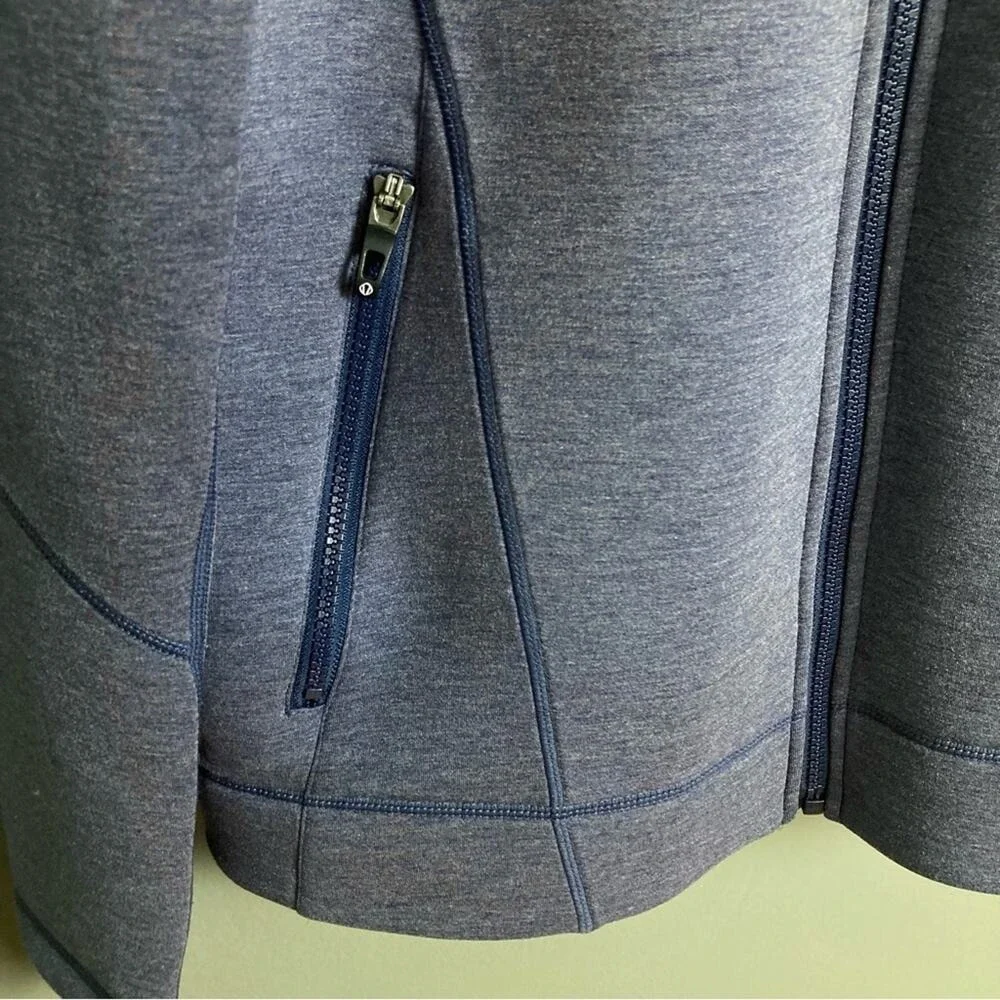 Sunice Performance Jacket Mens‎ M NEW Fitted Hooded full Zip Pockets Blue